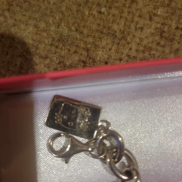 Hello Kitty pave diamonique  bracelet. - Picture 4 of 5